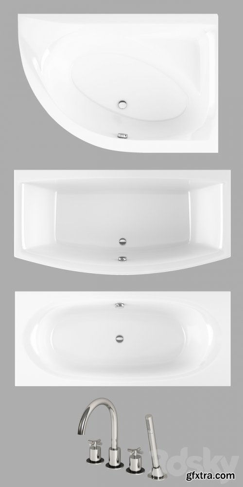 Radaway baths + Steinberg bath / shower mixer