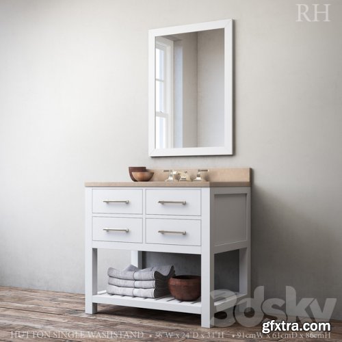 Hutton single washstand 