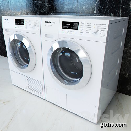 Miele T1 W1 washing machines and dryers