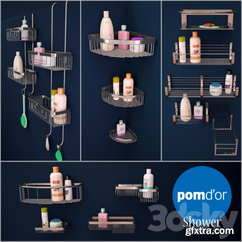 Pom'dor-shower baskets