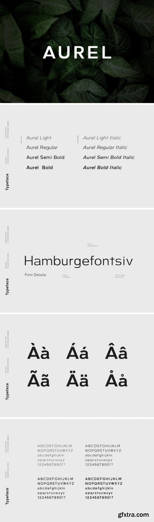 Aurel - An Open Sans Serif Typeface 