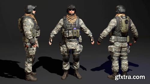 Unreal Engine – Modern Soldier Camo Pack