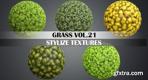 Unreal Engine - Grass Vol.21 - Hand Painted Textures 