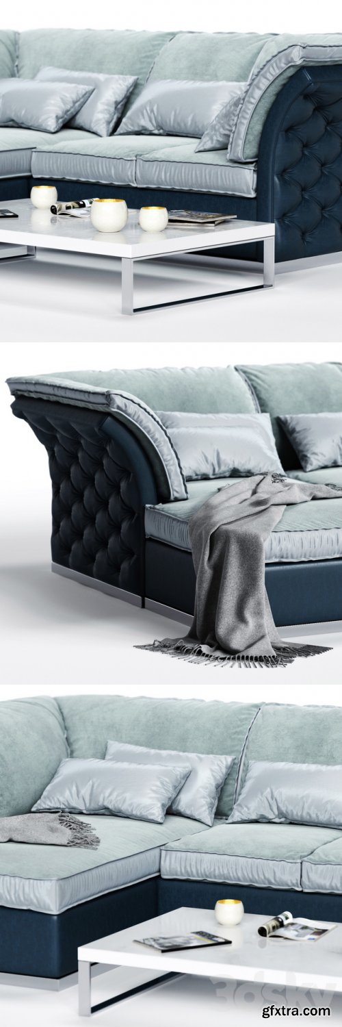 CorteZari Tiago corner sofa