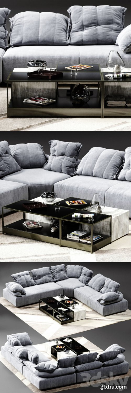 Ditre Italia Flick-Flack Corner Sofa