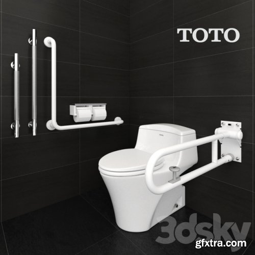 Toto toilets CW923SGUR and Accessible equipment