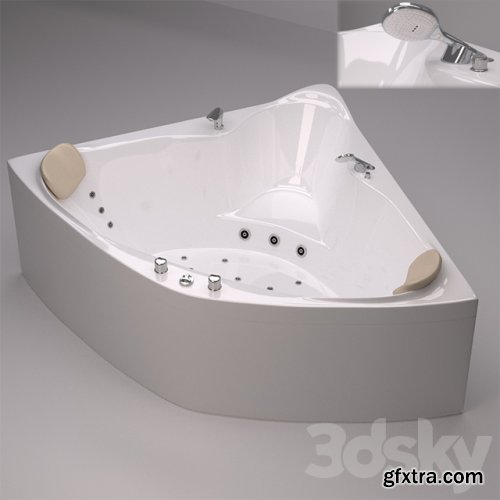 Corner bath Triton Troy