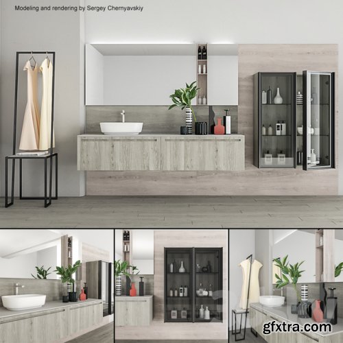 Bathroom furniture set Rush