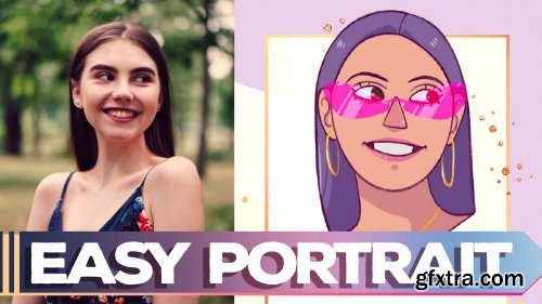  Draw a Simple Cartoon Stylized Portrait in Procreate