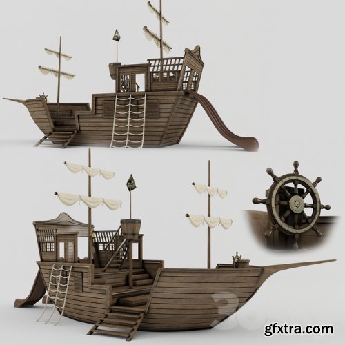 Ship playground for kids