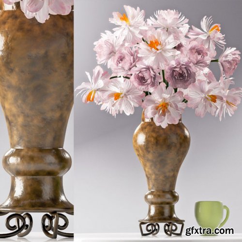 Decorative set with vase 24