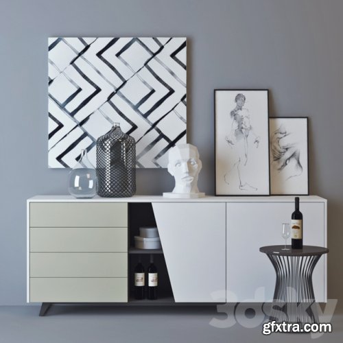 Tomasella Diagonal sideboard