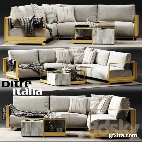 Ditre Italia BAG Corner Sofa 