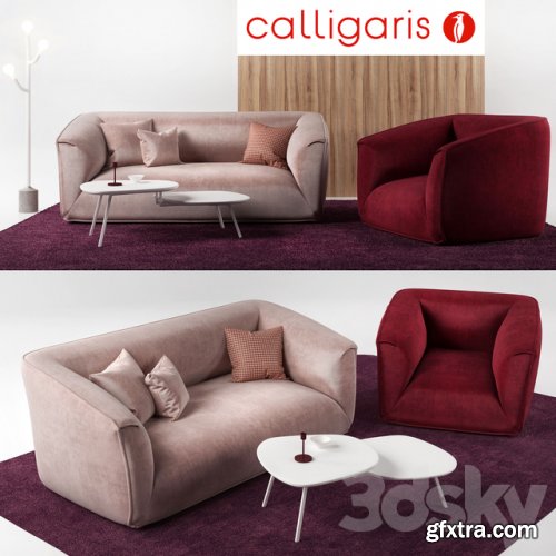 Calligaris Furniture Set-Calligaris Sweet