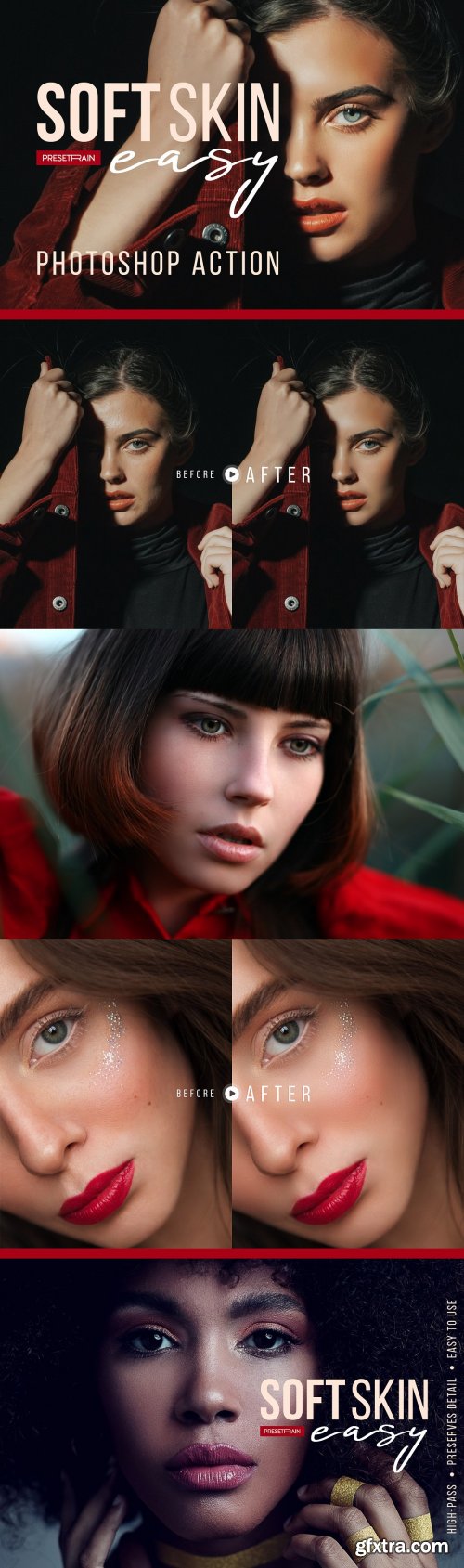 CreativeMarket - Soft Skin Easy Retouch Action 6906482