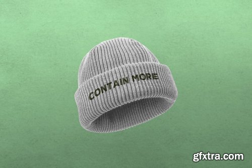 CreativeMarket - Beanie Mockup 5304628