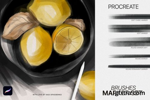 CreativeMarket - Realistic Marker for Procreate 6847121