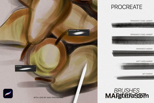 CreativeMarket - Realistic Marker for Procreate 6847121