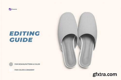 CreativeMarket - Female Leather Slippers Mockup 6905542