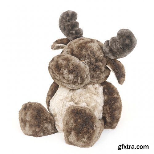 Childrens toy plush elk