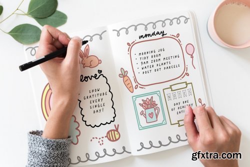 Designbundles - Spring Doodles For Planners And Journaling