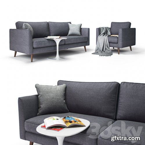 Cameron sofa and armchair