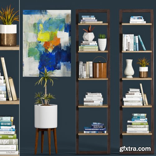 Decorative bookshelves