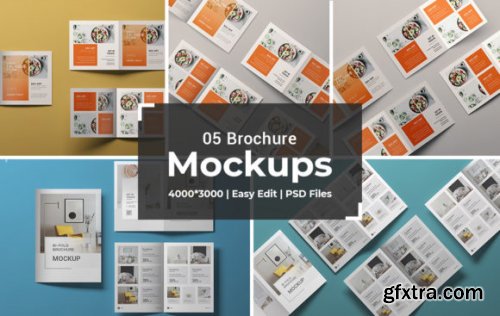 05 Bi Fold Brochure Mockups