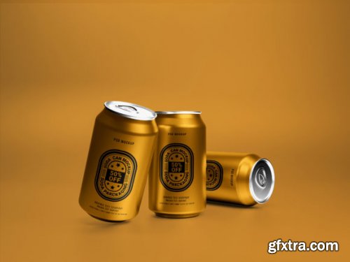 04 Soda Can Packaging Mockups