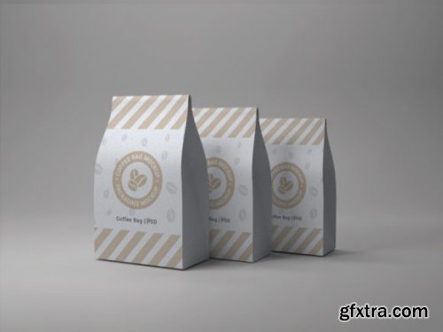 Coffee Bag Packaging Mockup