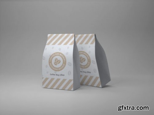 Coffee Bag Packaging Mockup