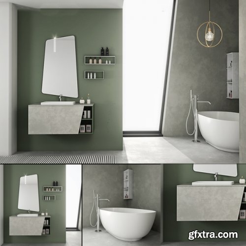 Bathroom furniture set Arcom e.Ly 3