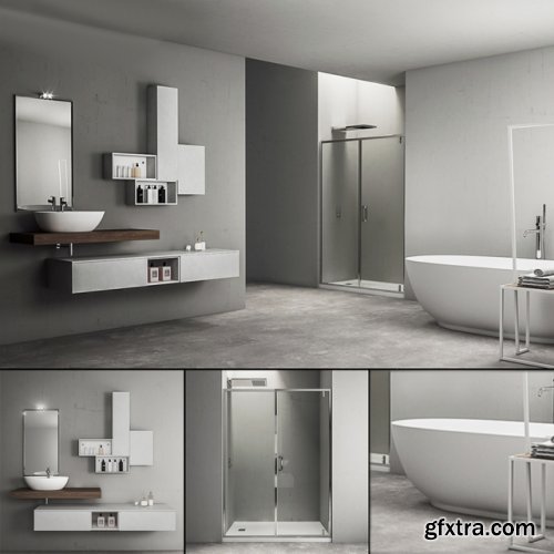 Bathroom furniture set Arcom e.Ly