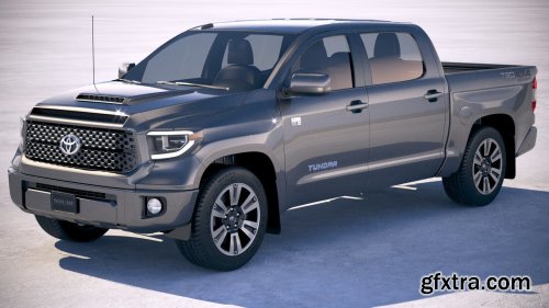 CGTrader - Toyota Tundra TRD 2018 3D model