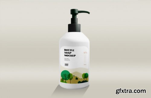 Soap Bottle Mockup