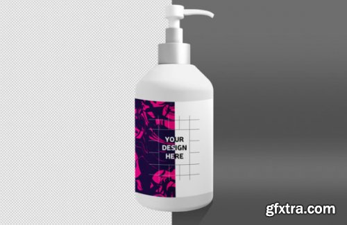 Soap Bottle Mockup