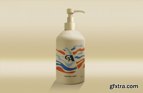 Soap Bottle Mockup