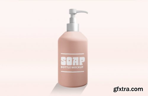 Soap Bottle Mockup