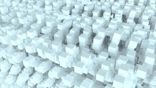 Videohive - White Background Cubes Abstraction - 36403848 - 36403848