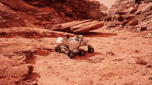 Videohive - Mars Rover Perseverance Exploring the Red Planet - 36404883 - 36404883