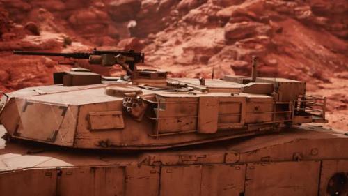 Videohive - American Tank Abrams in Afghanistan - 36404996 - 36404996