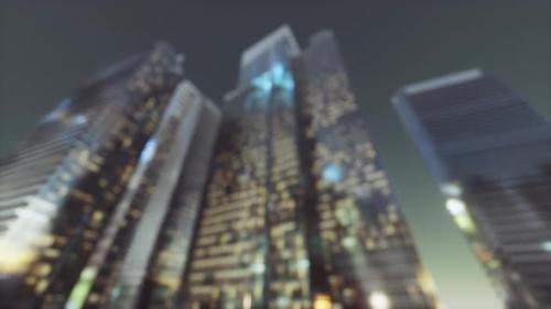 Videohive - Abstract Blur and Defocused Cityscape at Twilight for Background - 36405010 - 36405010