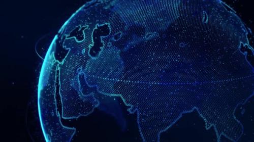 Videohive - Digital Asia Map HD - 36402502 » GFxtra