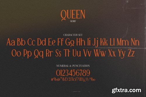 Queen Serif Font