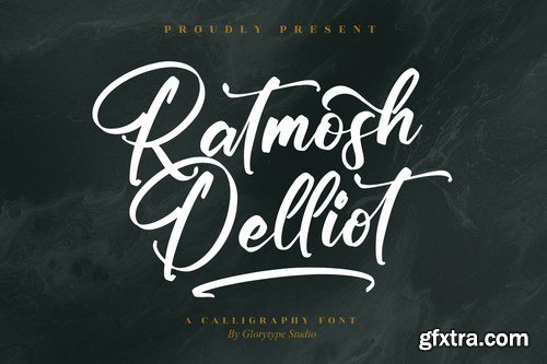 Ratmosh Delliot Calligraphy Font