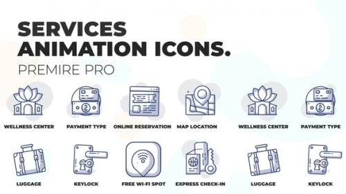 Videohive - Wellness center & Services - Animation Icons (MOGRT) - 36355420 - 36355420