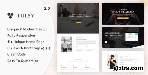 ThemeForest - Tulsy v2.0.0 - Multipurpose Landing Page Template - 23523701