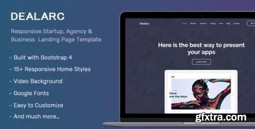 ThemeForest - Dealarc v2.0 - Responsive Startup, Agency & Business Landing Page Template - 21846784