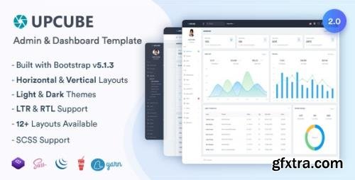 ThemeForest - Upcube v2.0 - Responsive Bootstrap Admin Dashboard Template - 21306098