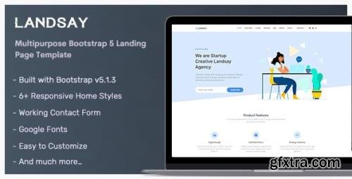 ThemeForest - Landsay v2.0.0 - Bootstrap 5 Landing Page Template - 21348731